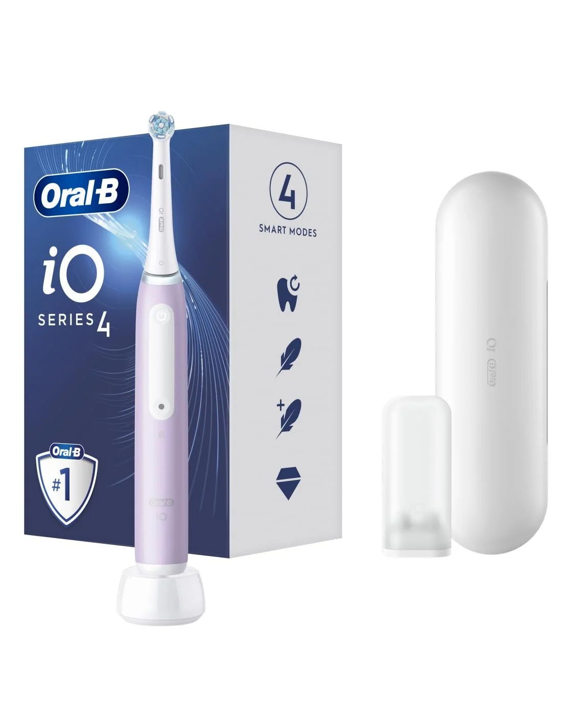 Электрическая зубная щетка Oral-B iO Series 4 Lavender Лавандовая, фото №7