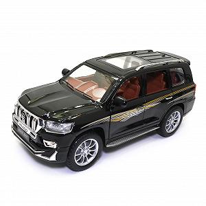 Машинка металлическая Toyota Prado AutoExpert Тойота Прадо джип черный звук свет 21*9*10 см (GT-9147) synthetic.ua - Фото 1
