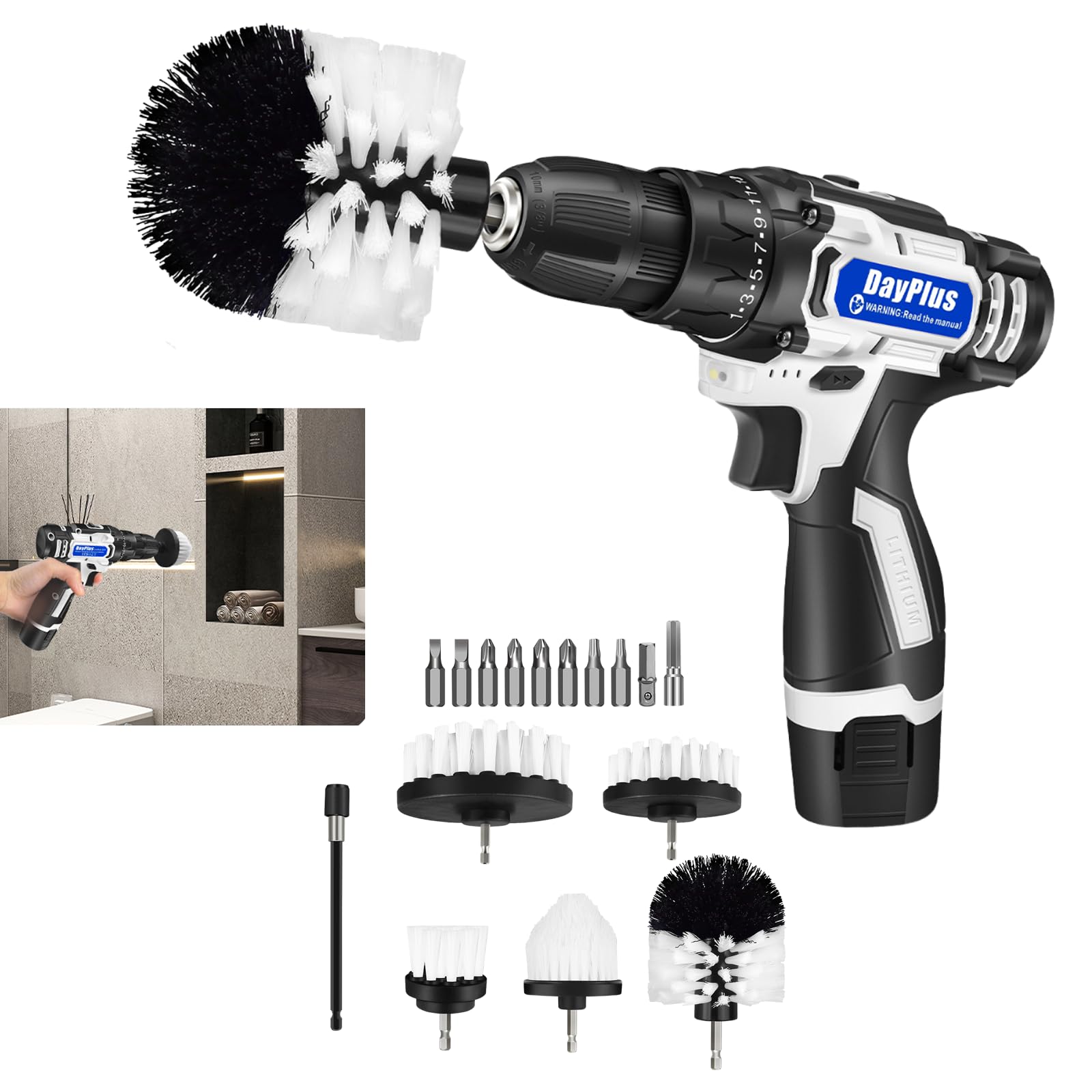 Шурупокрут 16.8V з 2 x 1500mAh батареями 25+1 Torque Setting, фото №1 Шурупокрут 16.8V з 2 x 1500mAh батареями 25+1 Torque Setting, фото №1