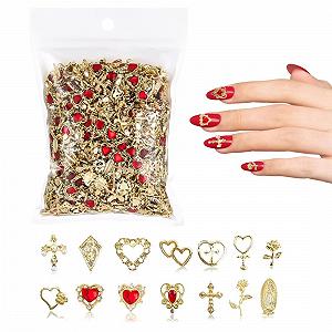 Украшения для ногтей YUZNA, 70 шт, 3D, золотистые, золотые украшения, высококачественные украшения для ногтей, роскошный маникюр с кристаллами - Фото 1