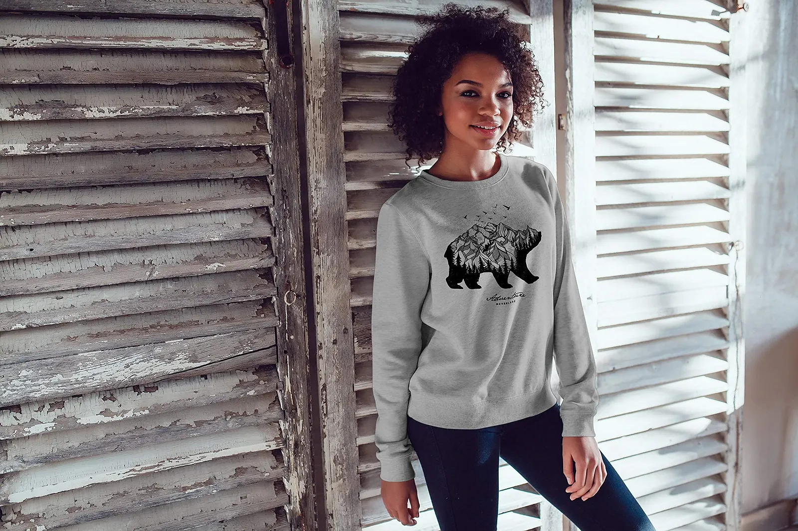 Женский свитшот Neverless Принт, фото №2