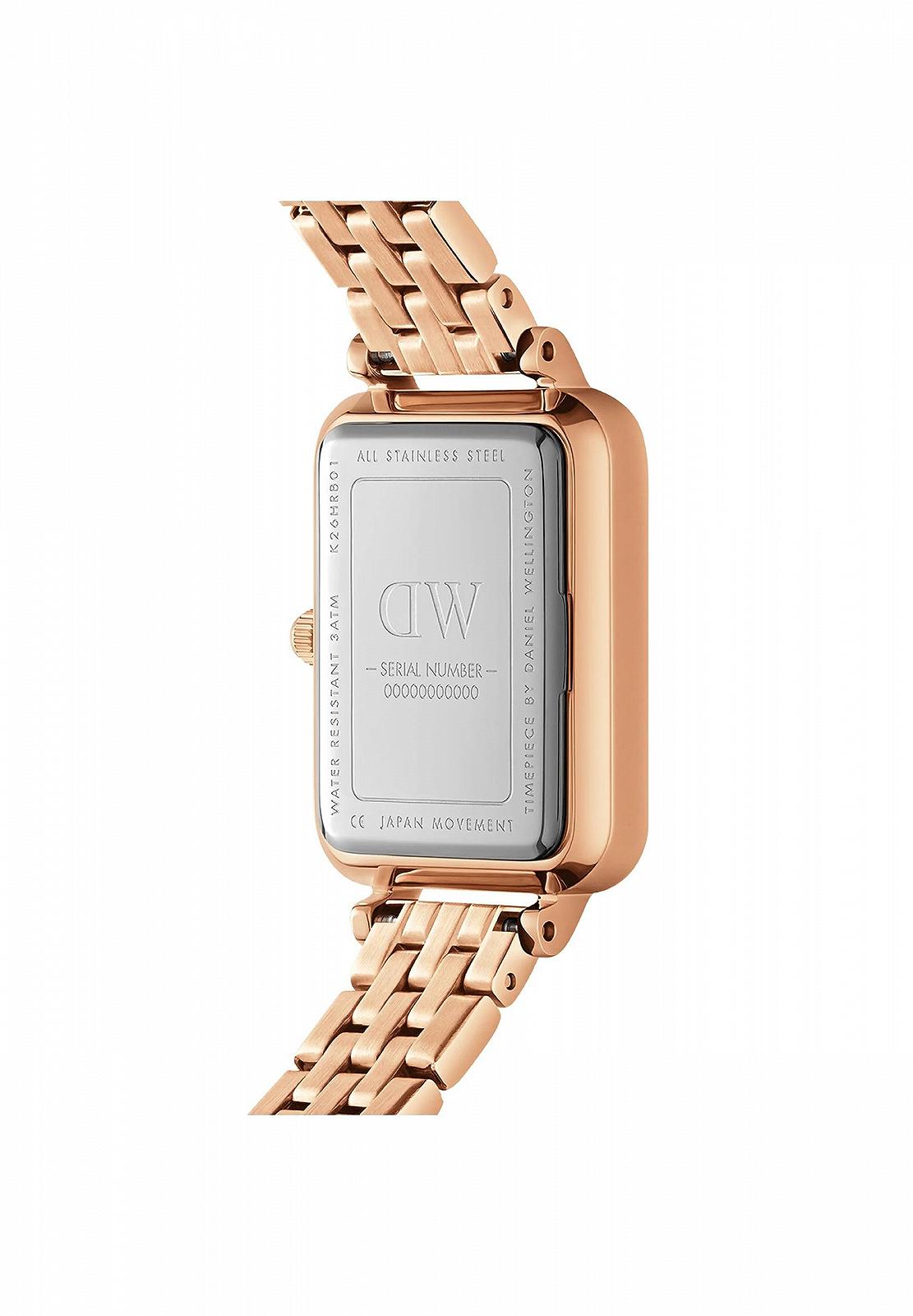Часы Daniel Wellington Quadro Rose Gold, Rose Gold, размер One Size, фото №3