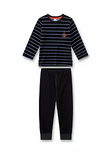 Піжама Sanetta для хлопчиків Синя - Фото 1