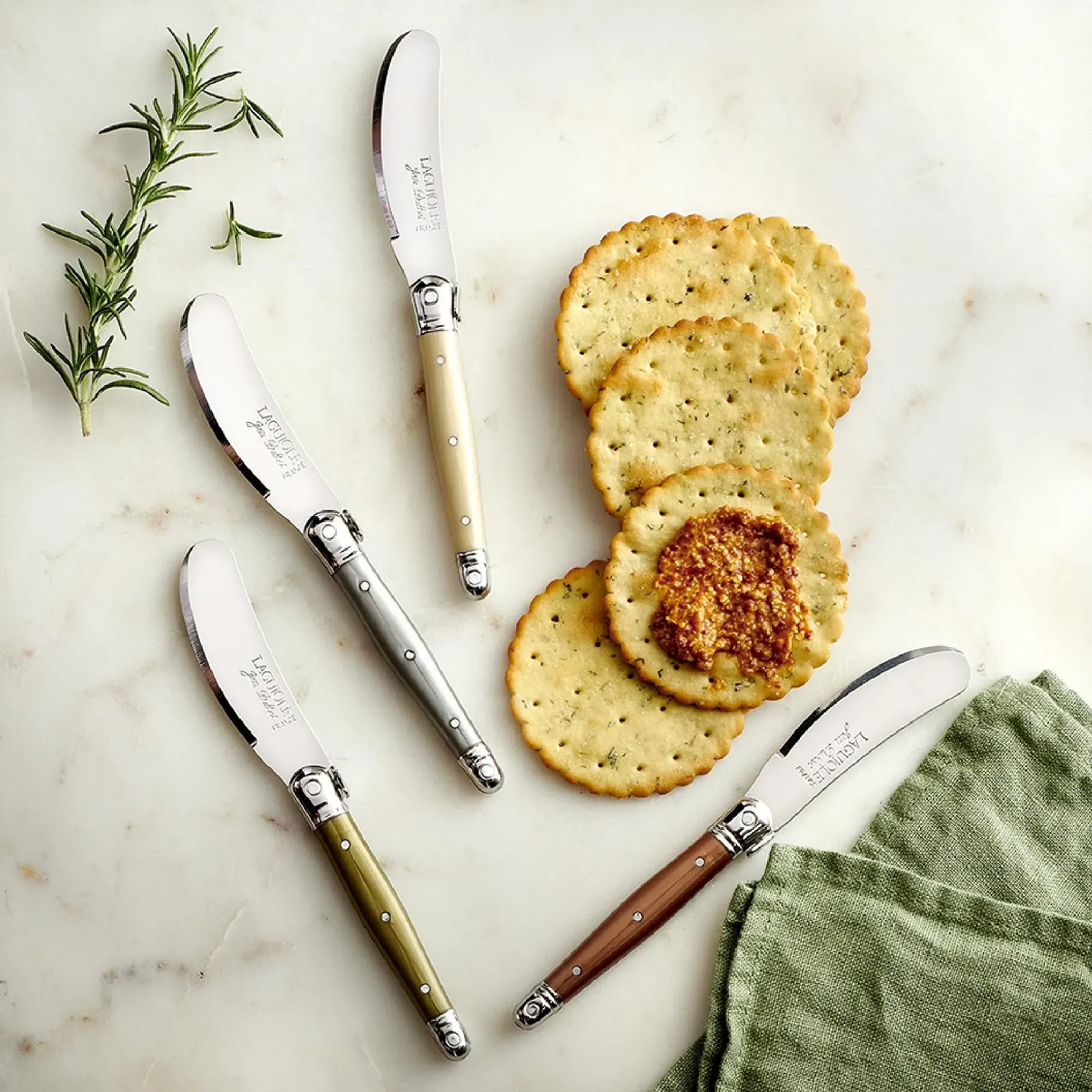 Ніж для сніданку Jean Dubost Laguiole 97455 Набір з 4 штук ABS Різні кольори, фото №5 Ніж для сніданку Jean Dubost Laguiole 97455 Набір з 4 штук ABS Різні кольори, фото №5