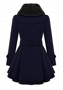 Пальто Yming Зимове Повсякденне Щільне synthetic.ua - Фото 1