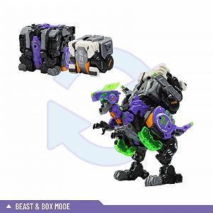 Игрушка-трансформер 52TOYS Beastbox Series ACIDGHOST & LITHIUMON, динозавр, разноцветный synthetic.ua - Фото 1