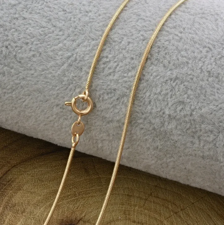 Позолочений ланцюжок на шию жіночий 50 см, фото №2