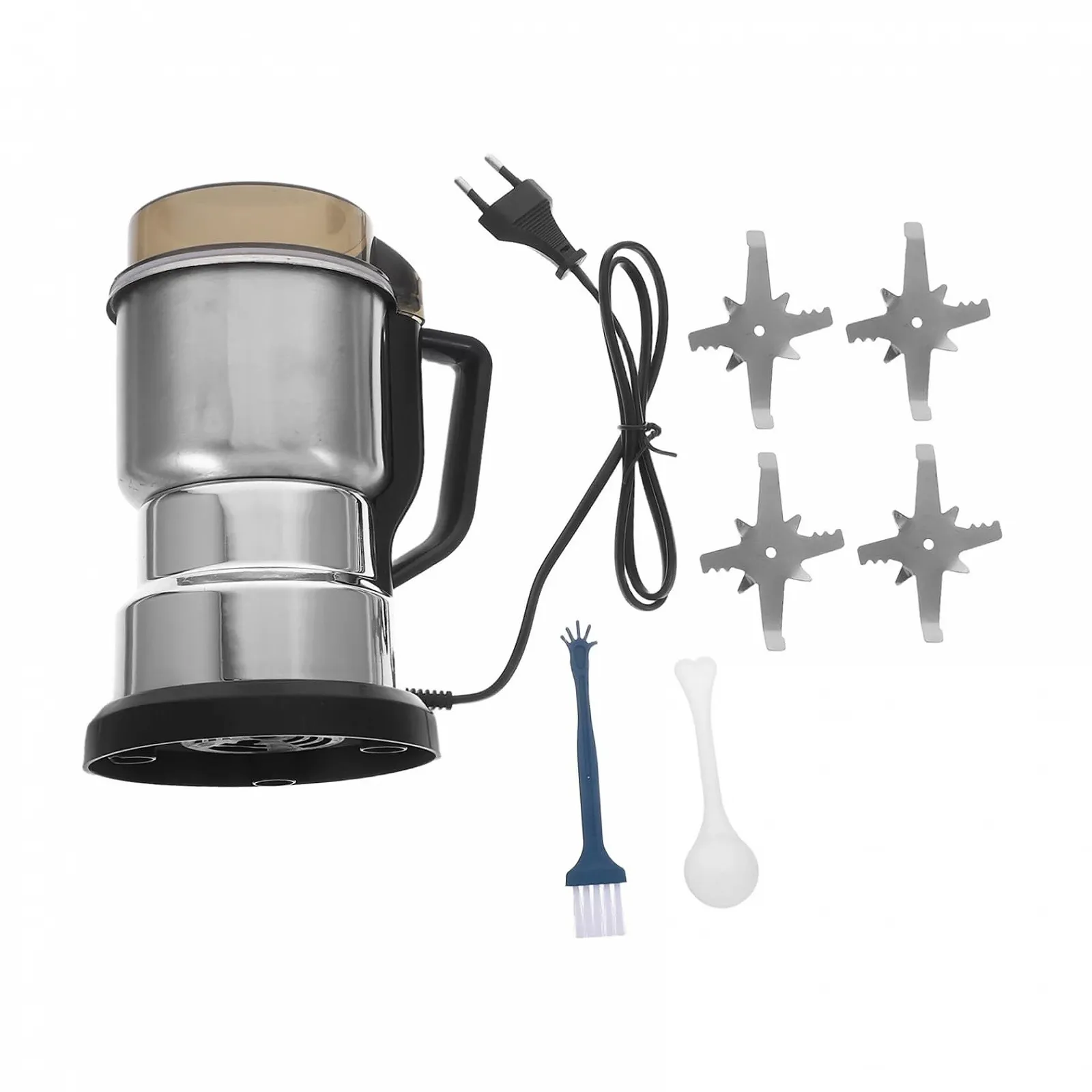 Подрібнювач електричний Capacity для кави, спецій та порошку з технологією точного помелу та EU Plug, фото №1