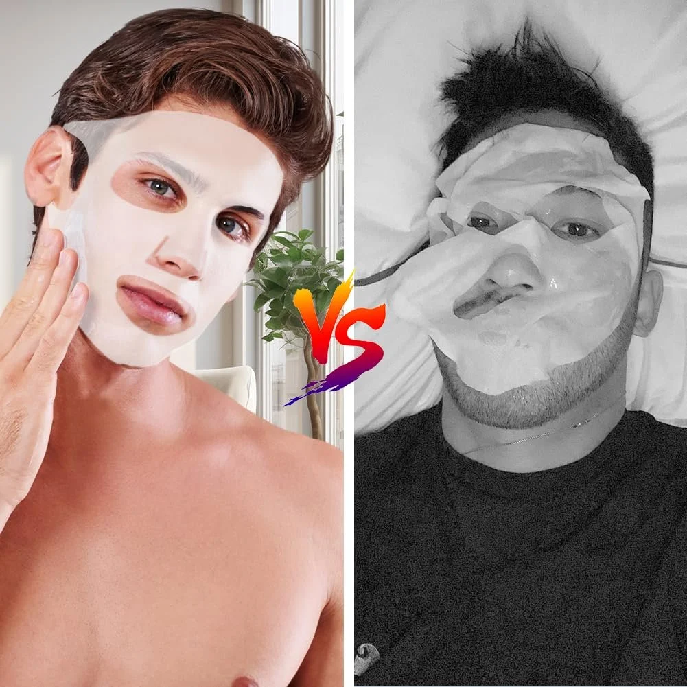 Маска для обличчя Силіконова маска для чоловіків жінок для листової маски, фото №5