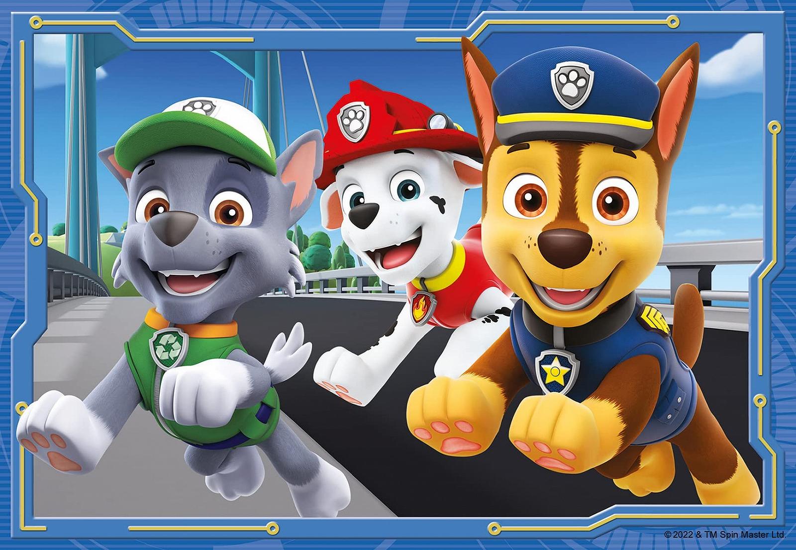 Пазл Ravensburger Paw Patrol 80534 Герои-собаки 2 x 24 элемента, фото №3