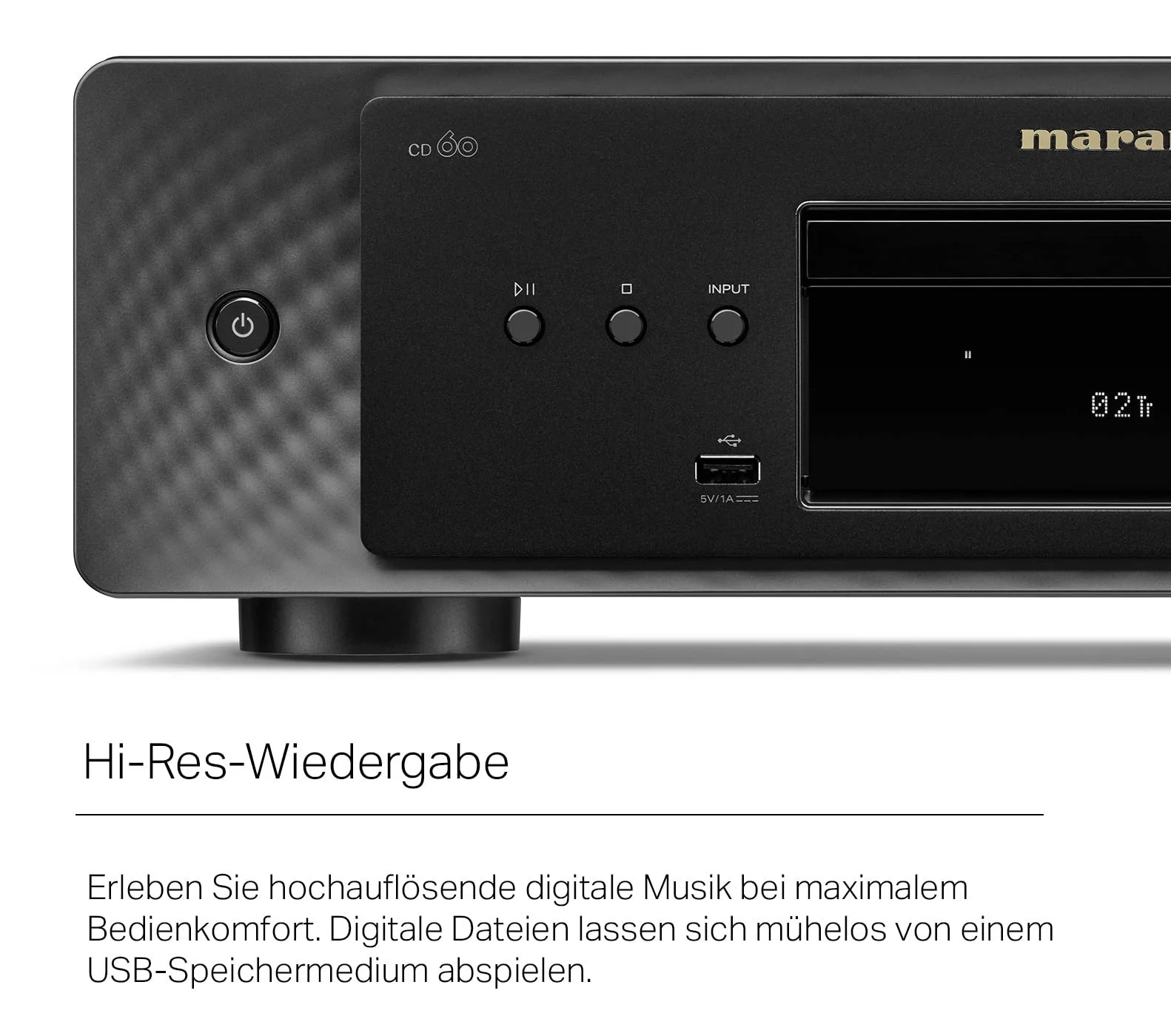 HiFi CD-проигрыватель Marantz CD60, CD-проигрыватель с аудио высокого разрешения, цифро-аналоговый преобразователь, схема Marantz HDAM, усилитель для наушников, фото №4