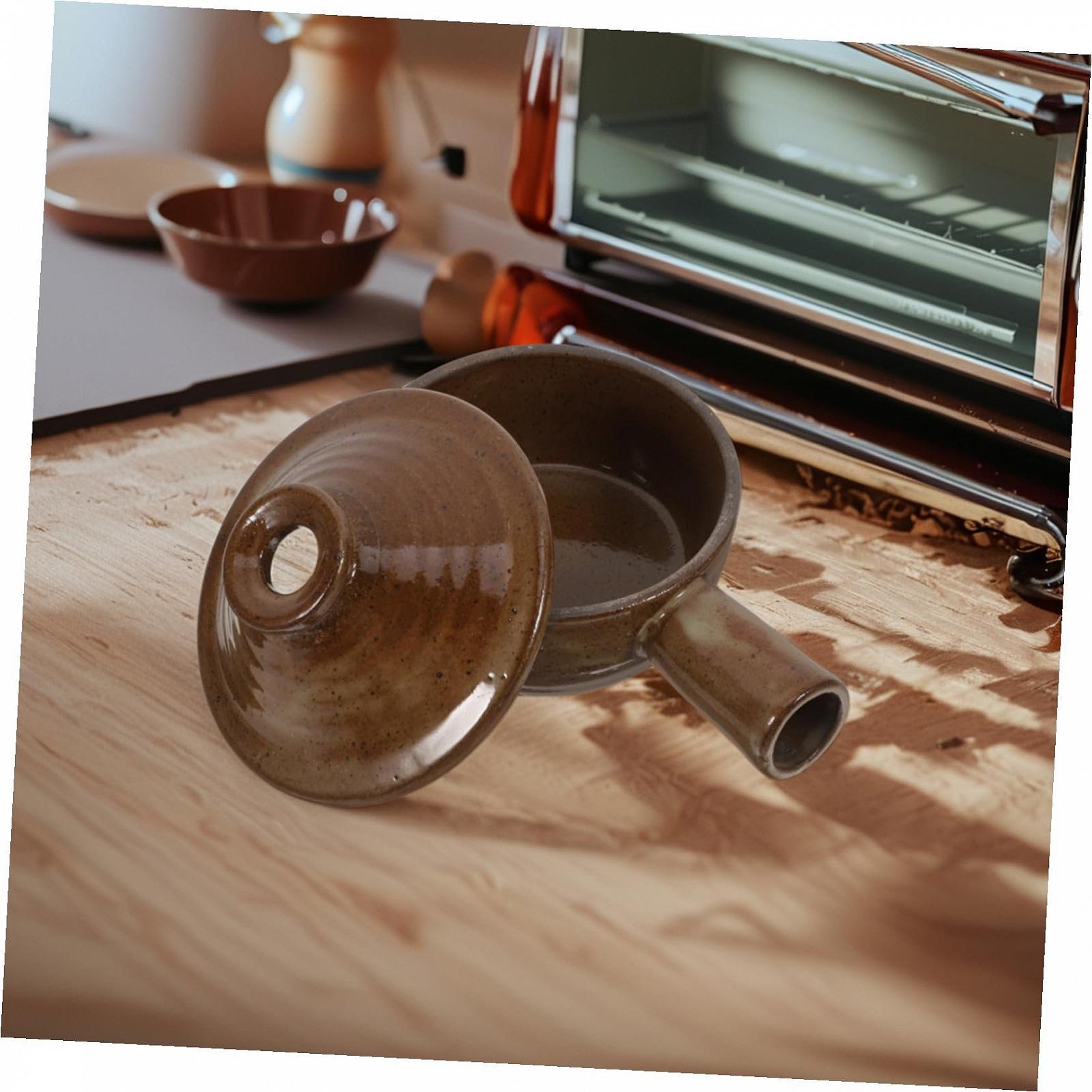 Кастрюля с крышкой жаростойкая антипригарная для супов и риса, фото №5