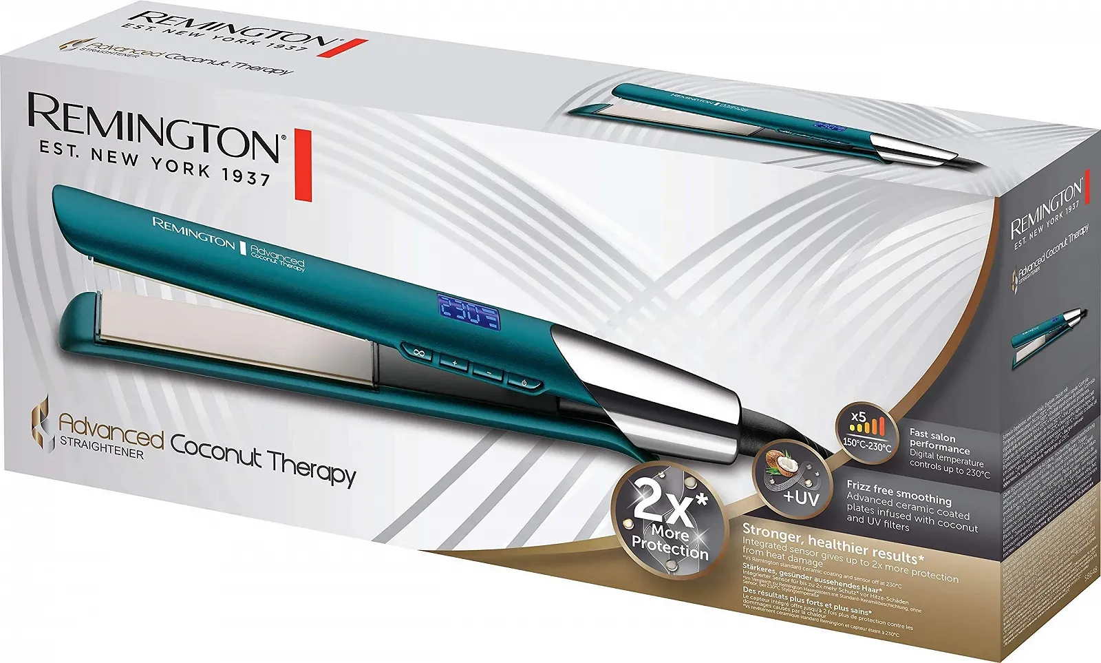 Випрямляч для волосся Remington Advanced Coconut Therapy 110 мм, фото №2 Випрямляч для волосся Remington Advanced Coconut Therapy 110 мм, фото №2