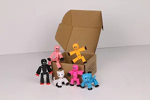 Ігрова фігурка Zing Stikbot Family Pack Набір з 6 шт. synthetic.ua - Фото 1