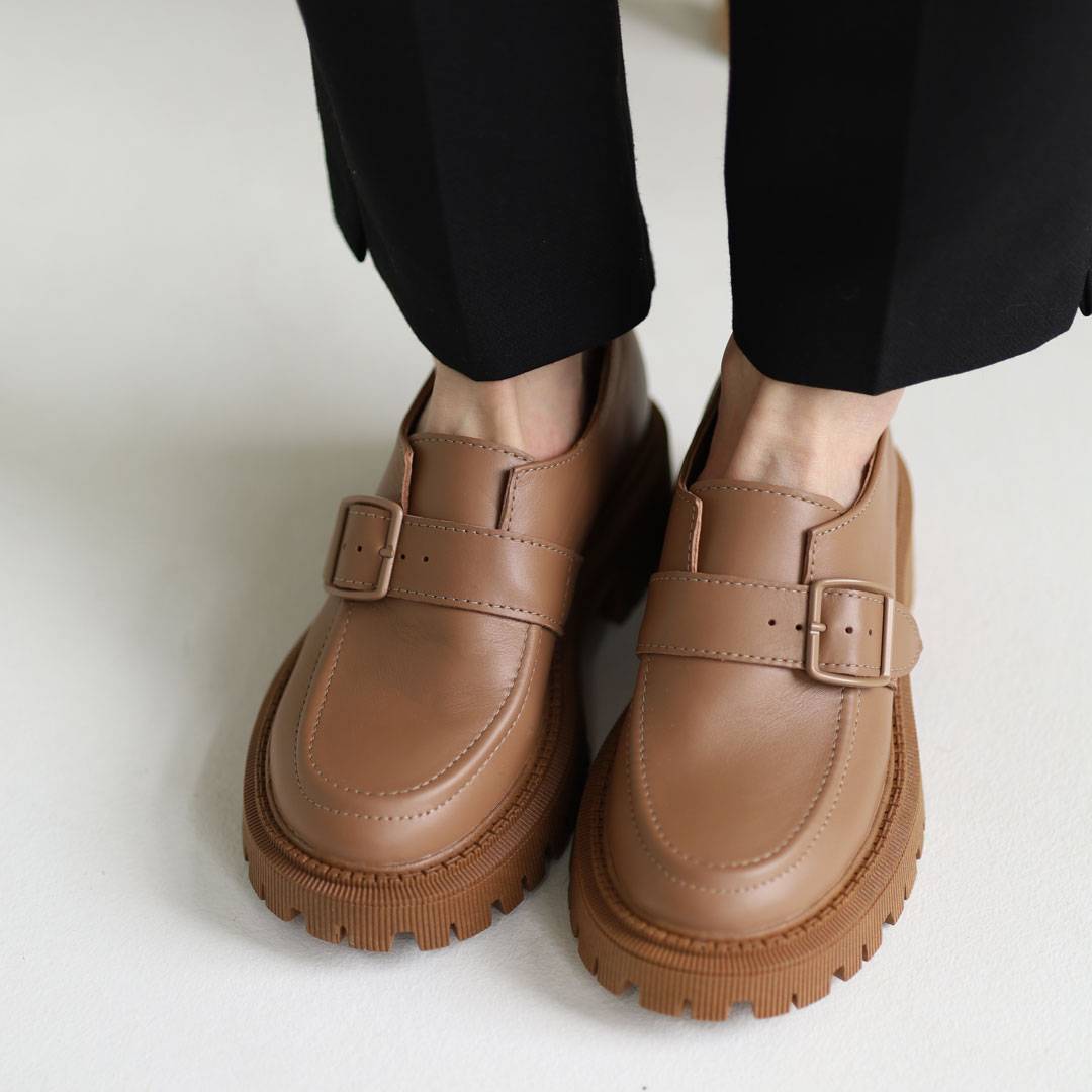 Туфлі жіночі шкіряні 4S 585046 Коричневі 36 37 38 39 40 41, фото №4