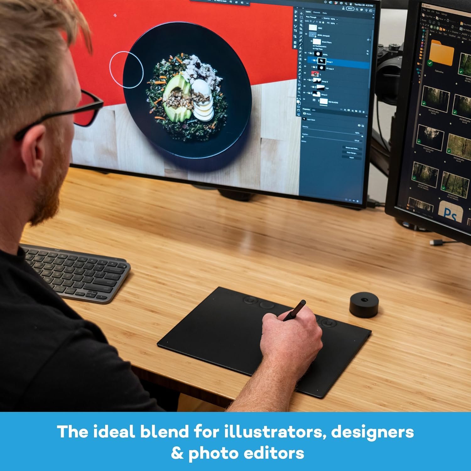 Планшет Wacom Intuos Pro PTK670 Bluetooth Чорний, фото №3