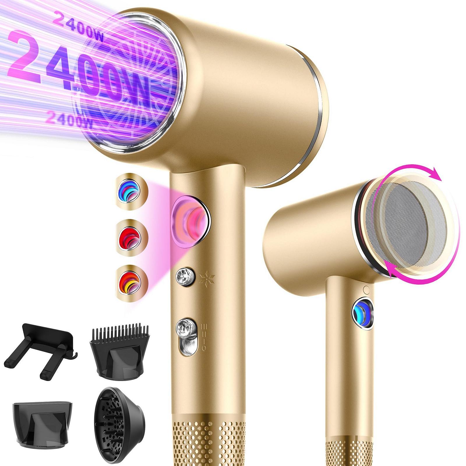 Фен Tisoutec Professional Ion 2400 Вт з насадками 4-в-1, фото №1