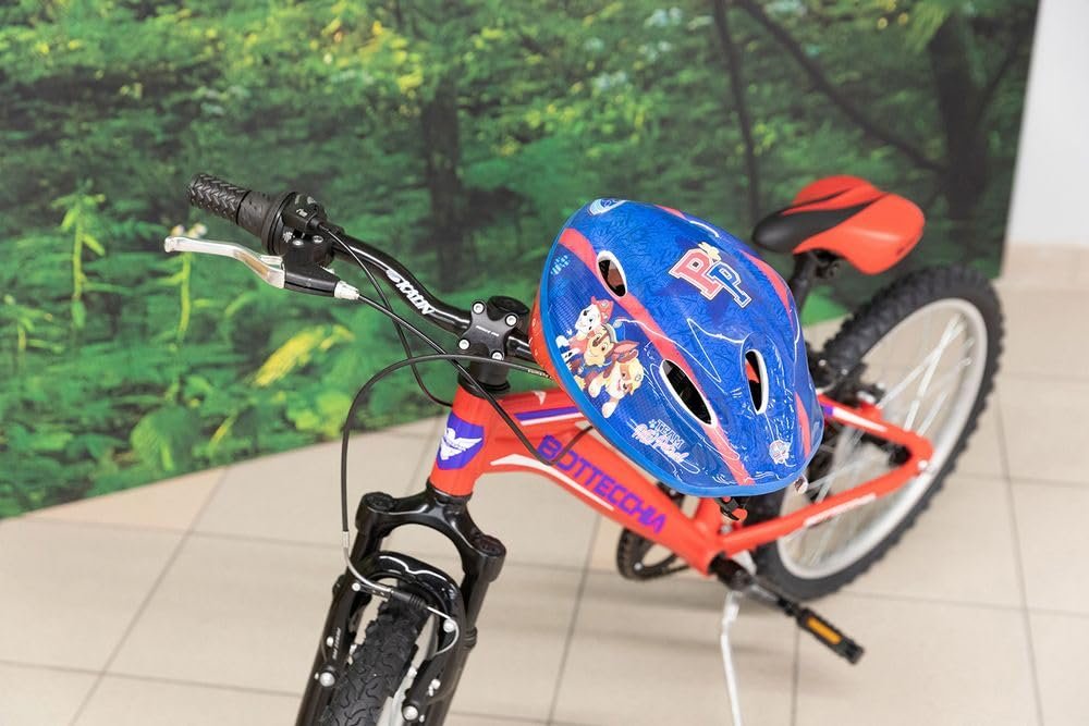 Детский Велосипедный Шлем TataWay Paw Patrol, регулируемая окружность 52-56 см, клипса, пластик, синий, 52-56 см, фото №8