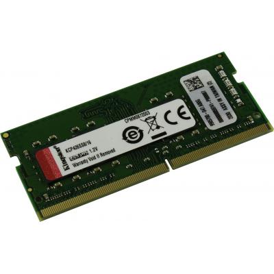 Оперативна пам'ять для ноутбука SoDIMM DDR4 16GB 2666 MHz Kingston KCP426SS816, фото №1