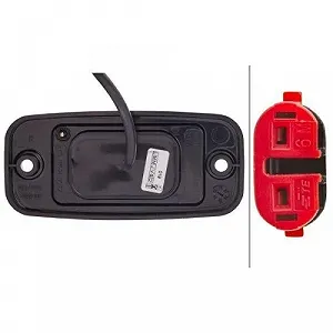 Боковий габаритний ліхтар HELLA 2PS 345 600-051 для DAF SCANIA LIEBHERR PACTON synthetic.ua - Фото 1