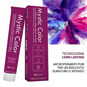 Крем-фарба Mystic Colour стійка з аргановою олією та календулою 7.2 Фіолетовий блонд 100 мл synthetic.ua - Фото 1