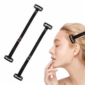 Ленты для подтяжки лица, Черный, 2 шт - Фото 1