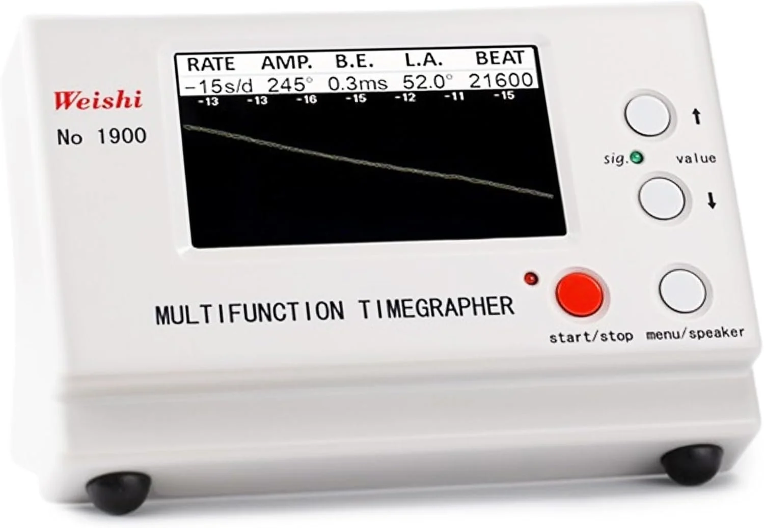 Тестер механических часов Weishi NO.1900 Grey / Профессиональный / Точность 0.1 мс / Диапазон ±999 с/сут / Серый, фото №3 Тестер механических часов Weishi NO.1900 Grey / Профессиональный / Точность 0.1 мс / Диапазон ±999 с/сут / Серый, фото №3