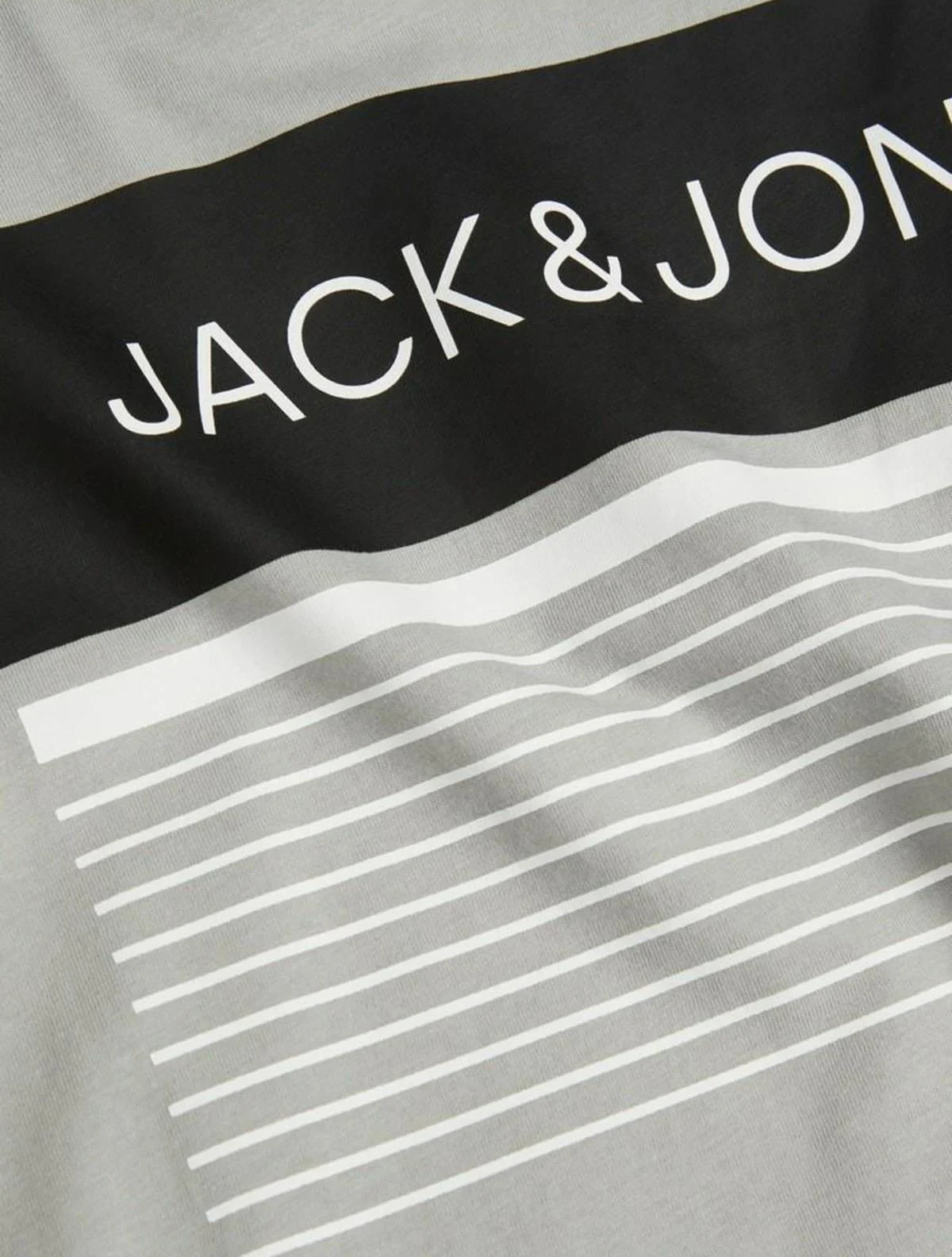 Футболка Jack&Jones TEE SS CREW NECK 12221009-Wrought Iron Серая L, фото №2
