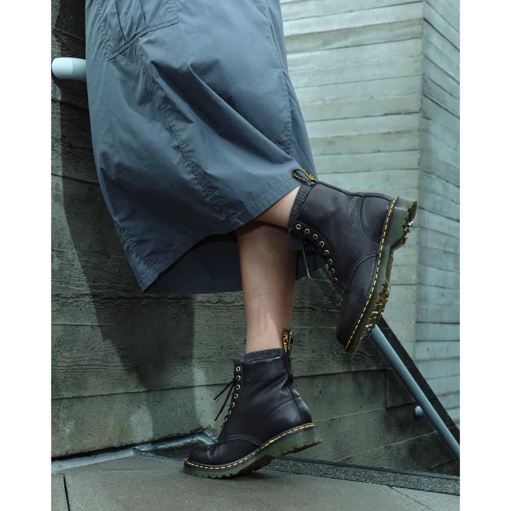 Ботинки Dr. Martens 1460 Warmwair Кожа Grizzly, фото №2