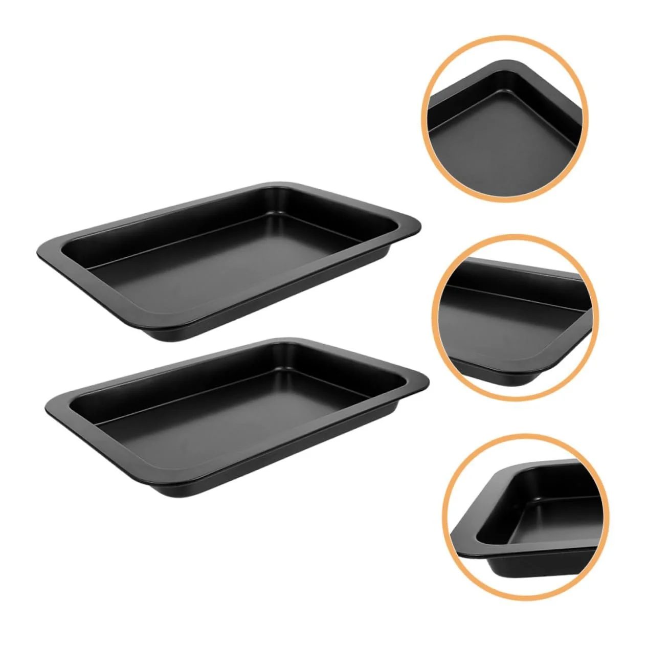 Форми для випікання печива VALICLUD 2 шт прямокутні вуглецева сталь міцні теплопровідні, фото №5 Форми для випікання печива VALICLUD 2 шт прямокутні вуглецева сталь міцні теплопровідні, фото №5