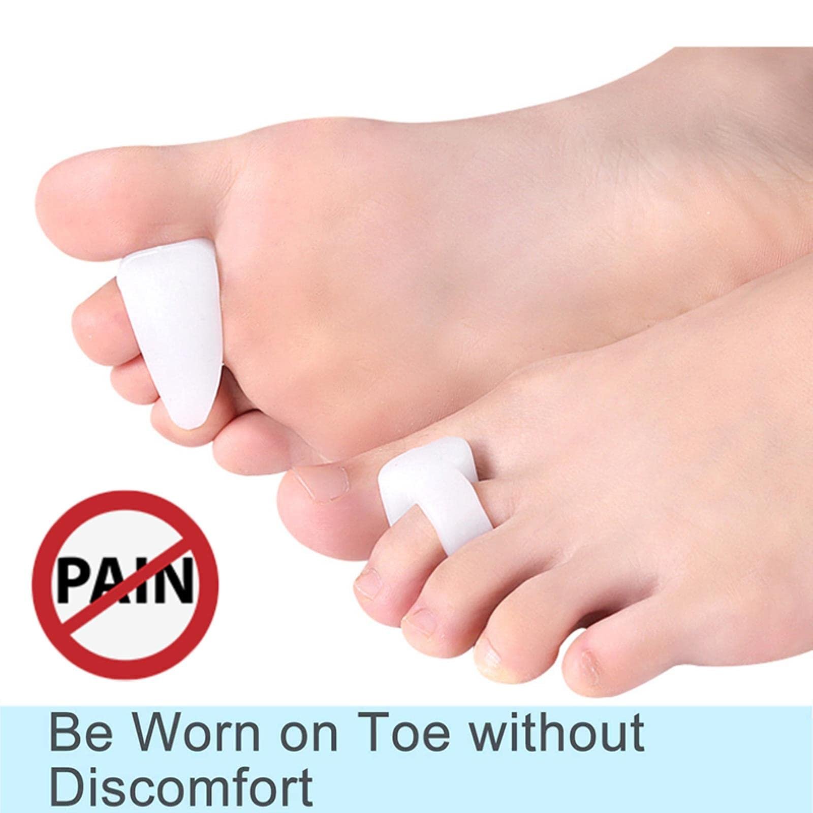 Роздільник для пальців ніг Гелевий коректор вальгусної деформації 2шт/пара, фото №2 Роздільник для пальців ніг Гелевий коректор вальгусної деформації 2шт/пара, фото №2