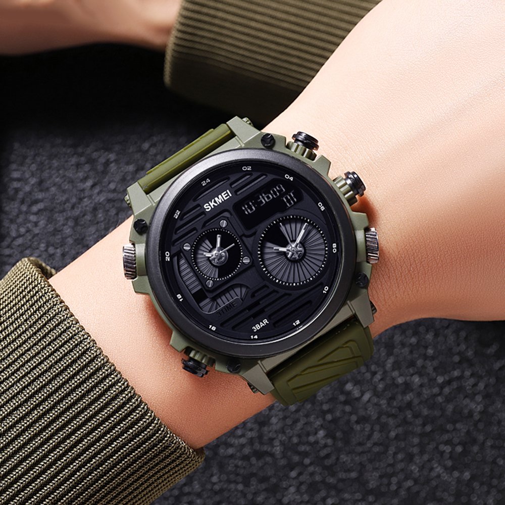 Годинник Skmei 2202PAG Army Green, фото №5