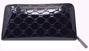 Кошелек PIERRE CARDIN Jenuos Большой Женский Большой Длинный Кошелек Элегантная Сумка Кожаный Кошелек Много Карт с Карманом на Молнии для Женщин, черный, contemporaneo synthetic.ua - Фото 1