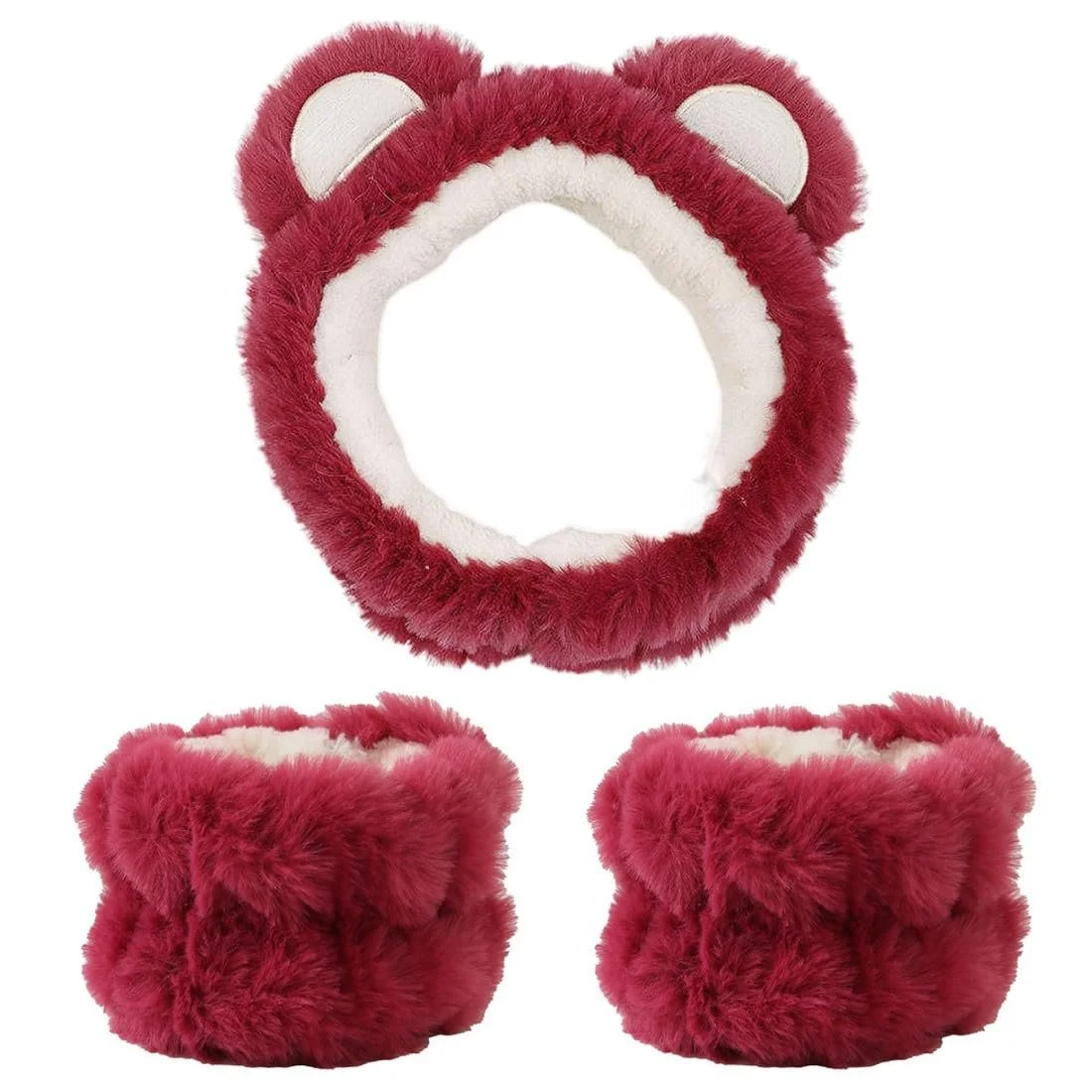 Набір: Пов'язка на голову для обличчя, напульсники, 3 шт., фото №1