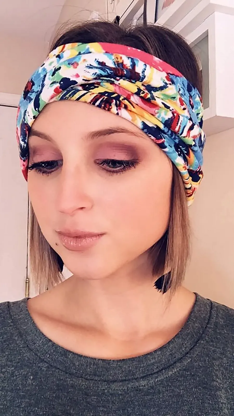 Пов'язка на голову DRESHOW, набір з 4 штук, еластична м'яка, фото №8