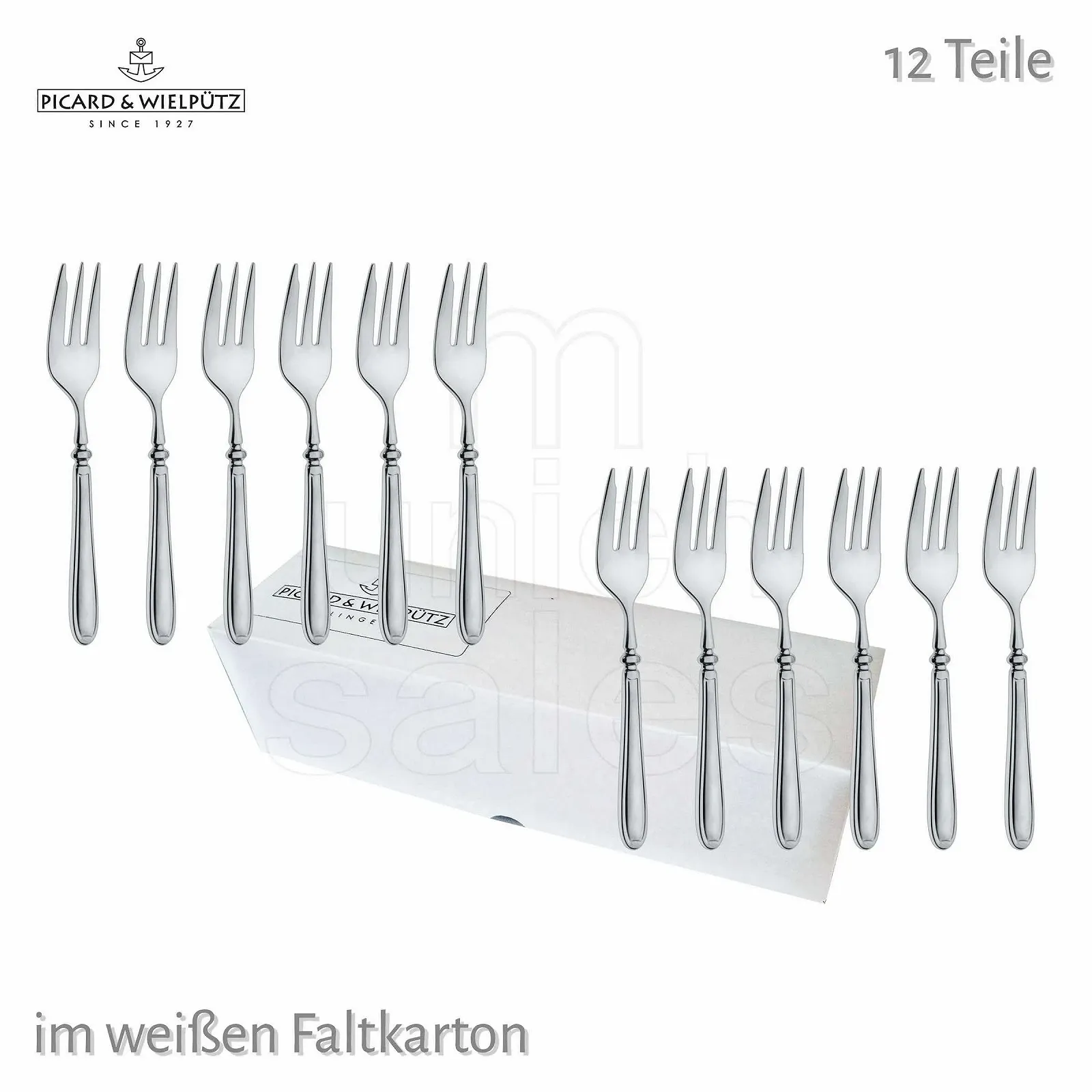 Вилки для торта Picard & Wielpütz Landhaus 6162 12 штук, фото №2