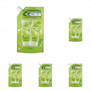 Гель для душа Duschdas Lime Mint Fresh Energy запаска 5 шт 500 мл - Фото 1