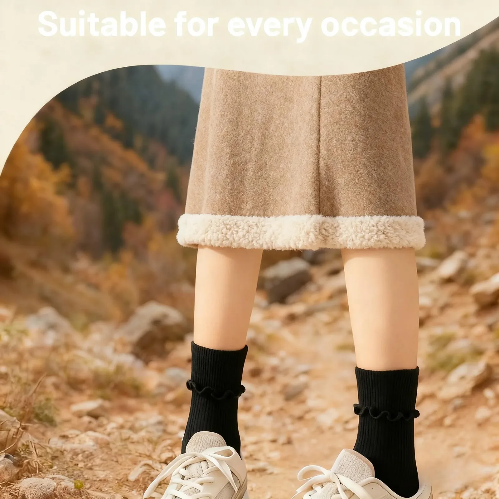 Шкарпетки з рюшами 8 пар, Жіночі бавовняні, фото №6