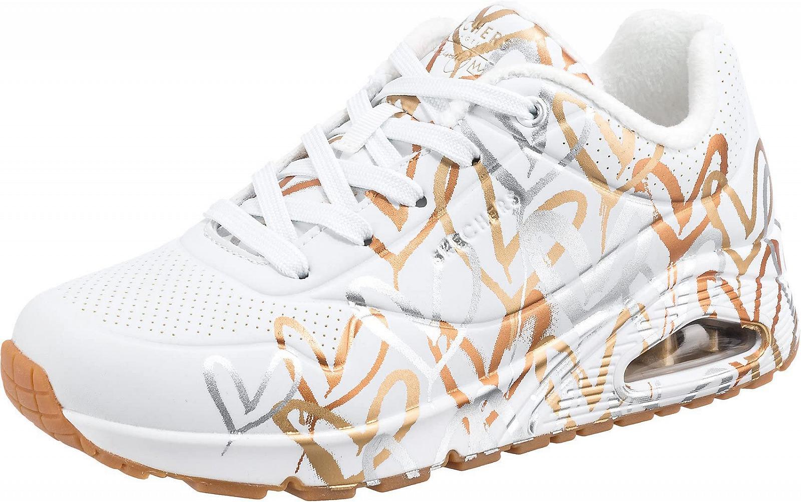 Кроссовки Skechers UNO-metallic Love женские, фото №1