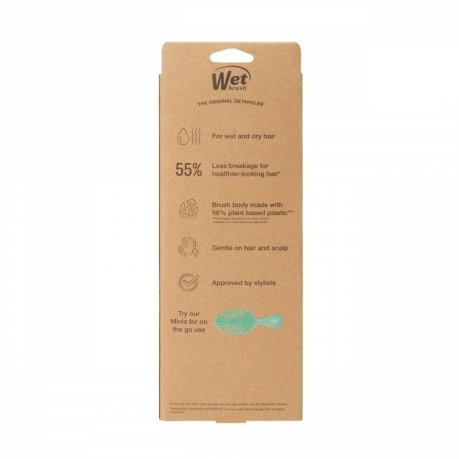 Щітка для волосся Wet Brush Go Green Curl Detangler з м'якою щетиною Intelliflex для всіх типів кучерів, зроблена з рослинного пластику, фото №13