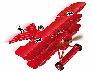 Spielzeig COBI Building Blocks Construction Aeroplane Fighter Jet Fokker Dr.1 Red Baron 2986 - Фото 1
