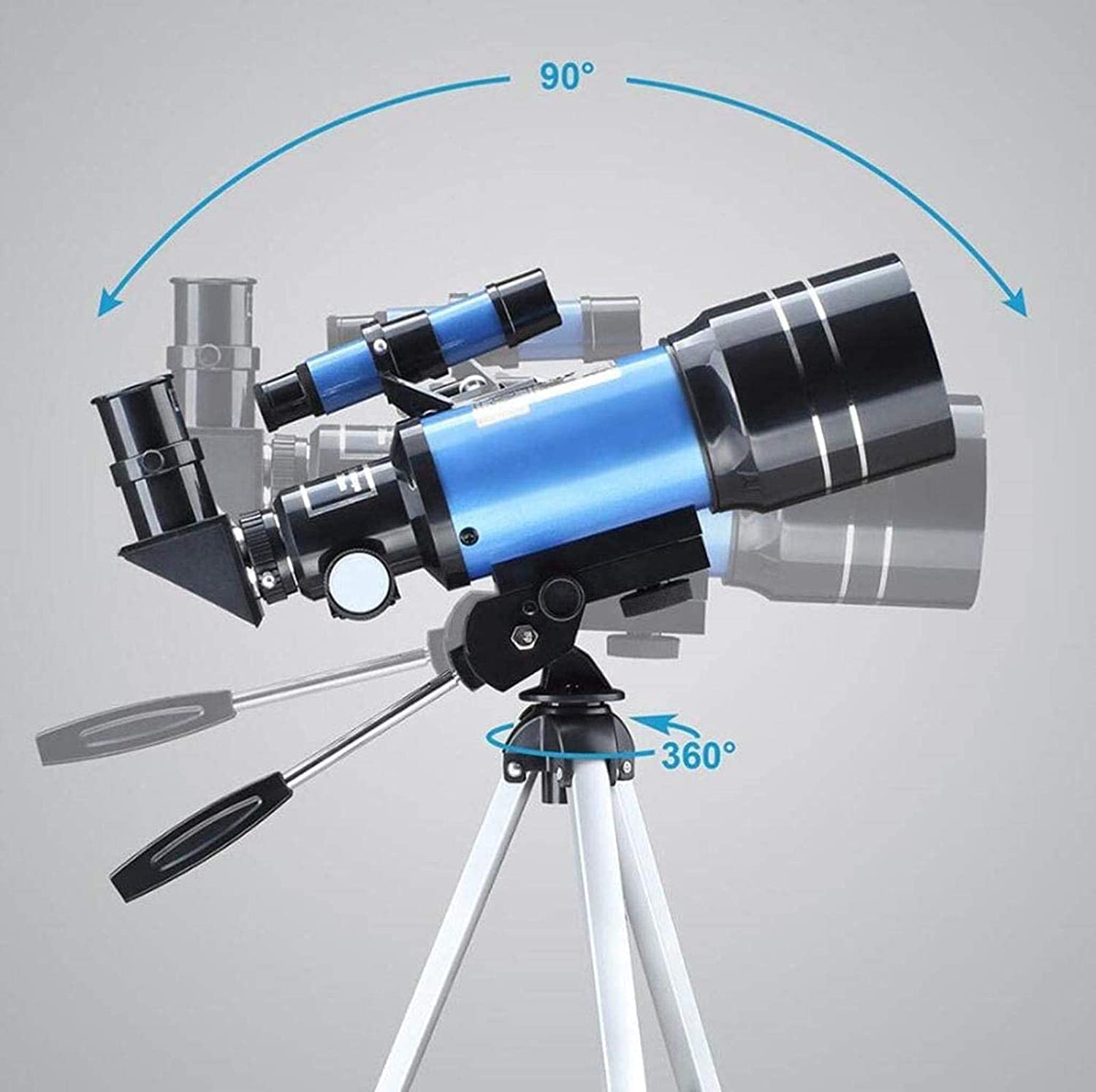 Телескоп F30070M 8-12 Профессиональный HD с Штативом Адаптер для Телефона Луна Наблюдение за Птицами Астрономия Взрослый, фото №6
