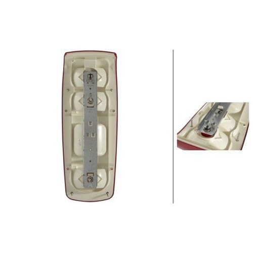 Ліхтар задній HELLA 2VA 007 502-111 для FENDT HOBBYCAR HYMER KNAUS, лівий, фото №2