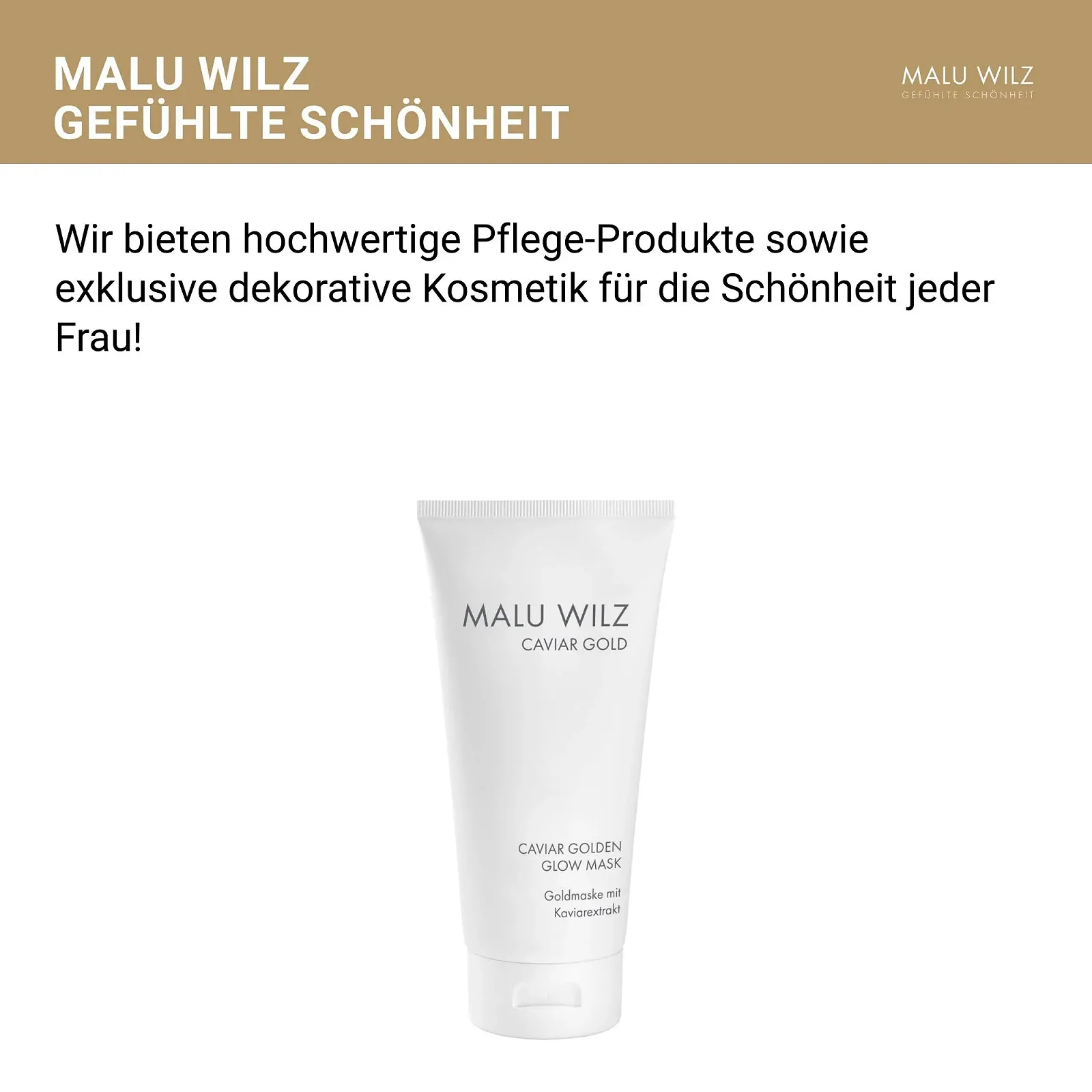 Маска Malu Wilz Caviar Golden Glow 50 мл, зволожуюча, фото №2