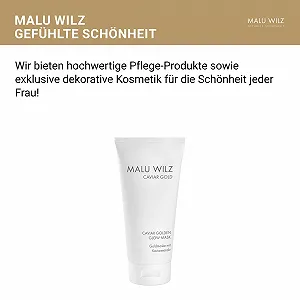 Маска Malu Wilz Caviar Golden Glow 50 мл, увлажняющая маска для лица с экстрактом икры и золотом, восстанавливает уставшую кожу synthetic.ua - Фото 1