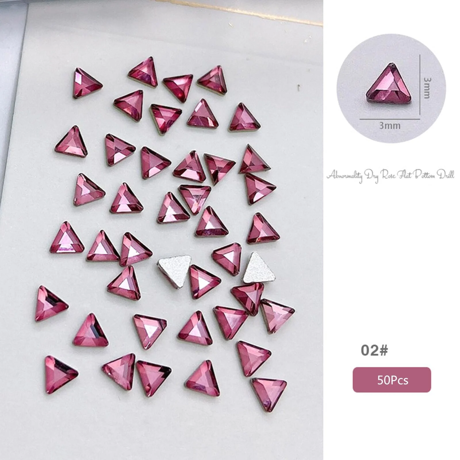 Стразы Kristall-Charm плоская задняя часть, роскошные художественные стразы, 50 штук, фото №5