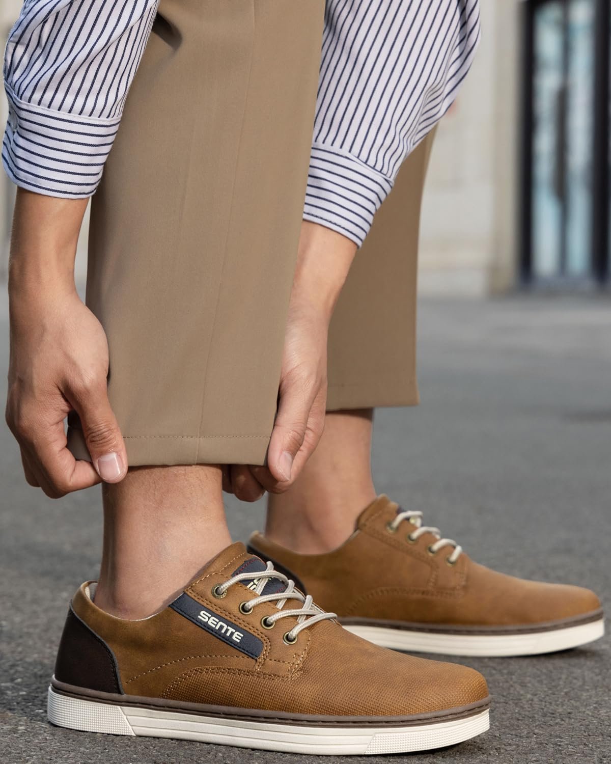 Кросівки Pyrathon Чоловіче взуття Легкі оксфорди для бізнесу, фото №6