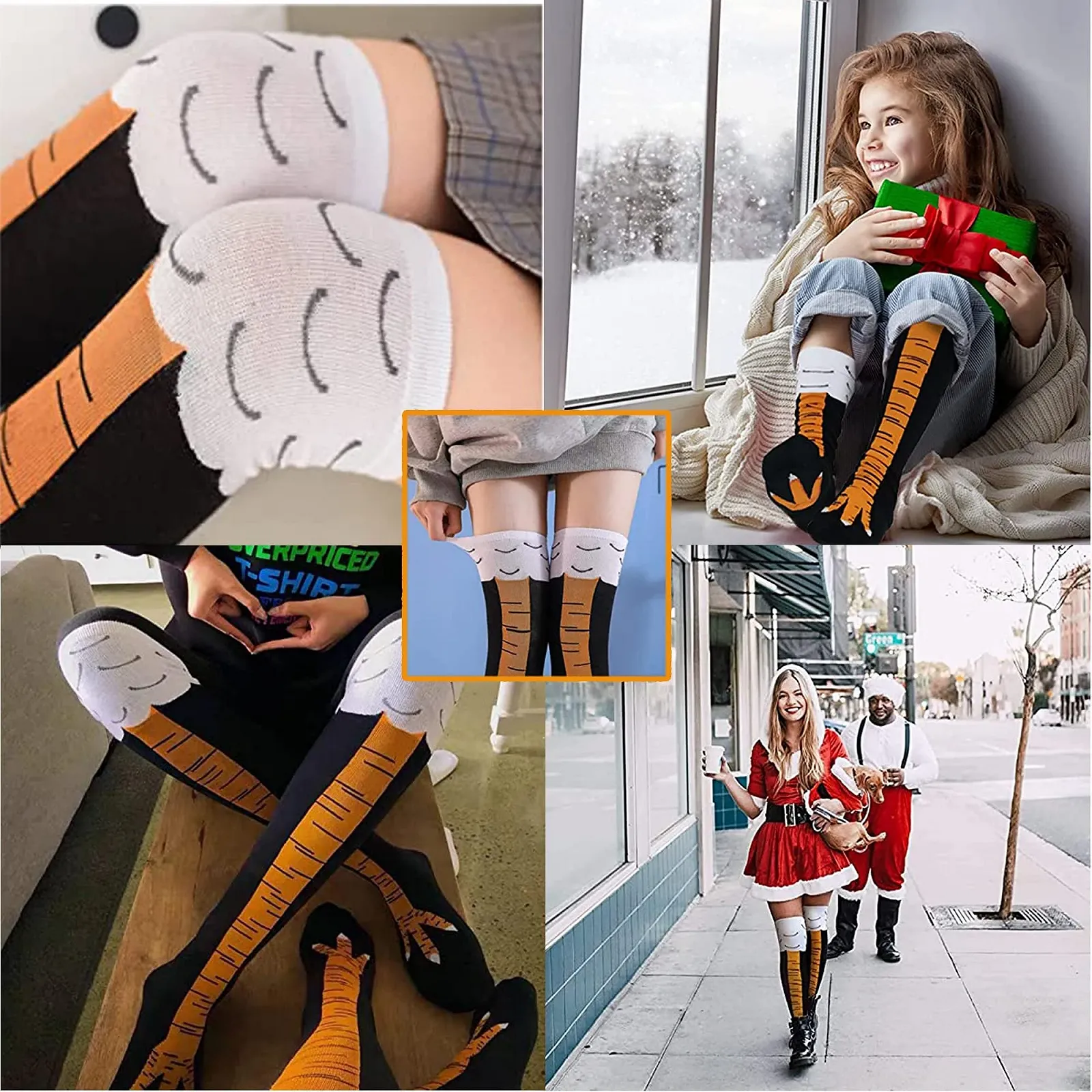 Шкарпетки з курячими лапками 2 пари, фото №8