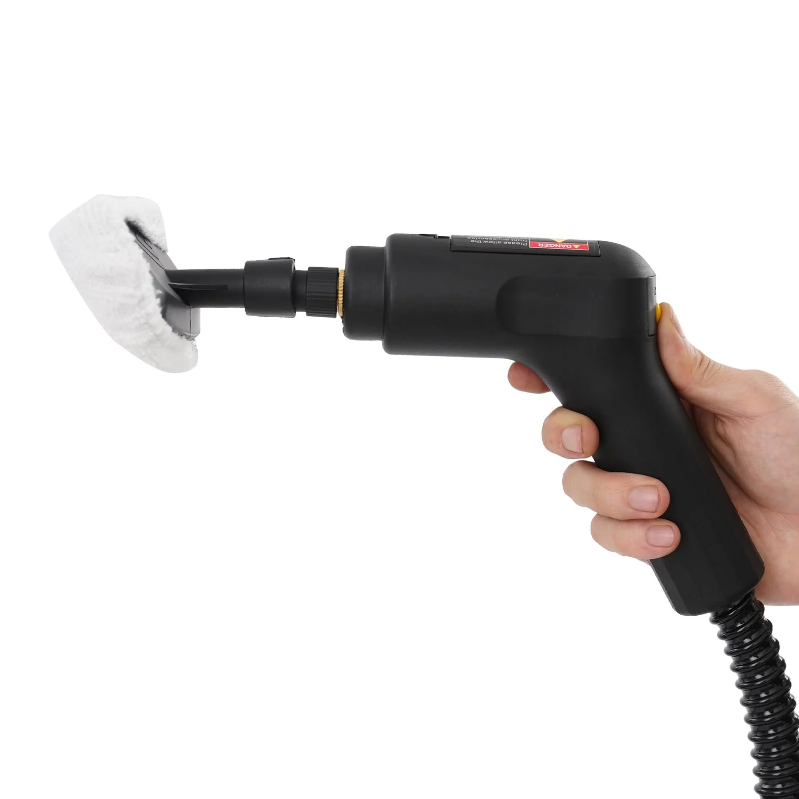 Пароочисник ручний 1500W 220V 3.0Bar Чорний, фото №8