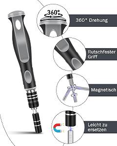 Набір викруток Lyool Mini 50 шт. Магнітний прецизійний механічний інструмент synthetic.ua - Фото 1
